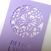 Karte Schmetterling Plotterdatei SVG DXF 